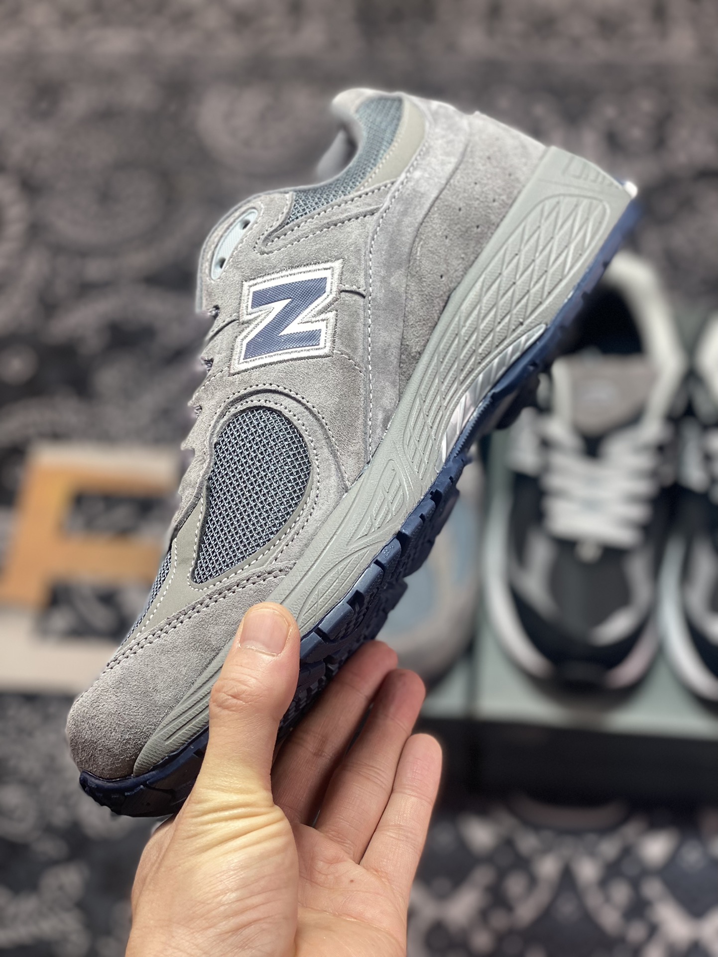 New Balance 2002R Gore-Tex ”Castlerock” series retro dad jogging shoes ”Original dark gray dark blue waterproof” M2002RXC