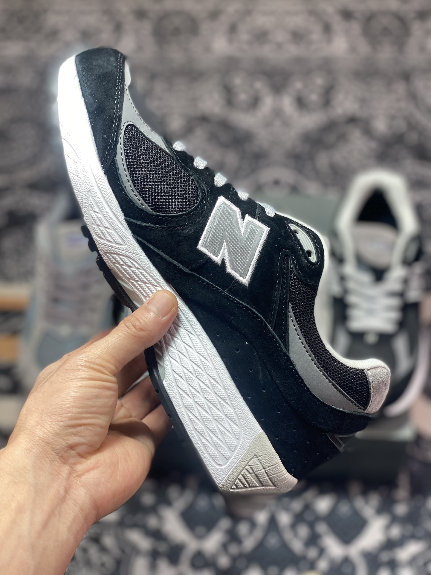 New Balance 2002R Gore-Tex ”Castlerock” series jogging shoes ”Black, gray and white waterproof” M2002RXD