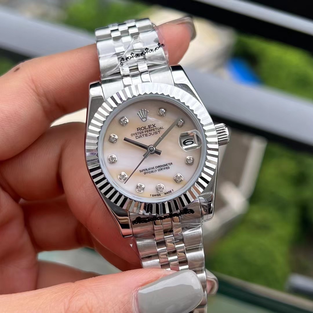 Rolex Datejust Fashion
 Watch Gold Grey White Yellow