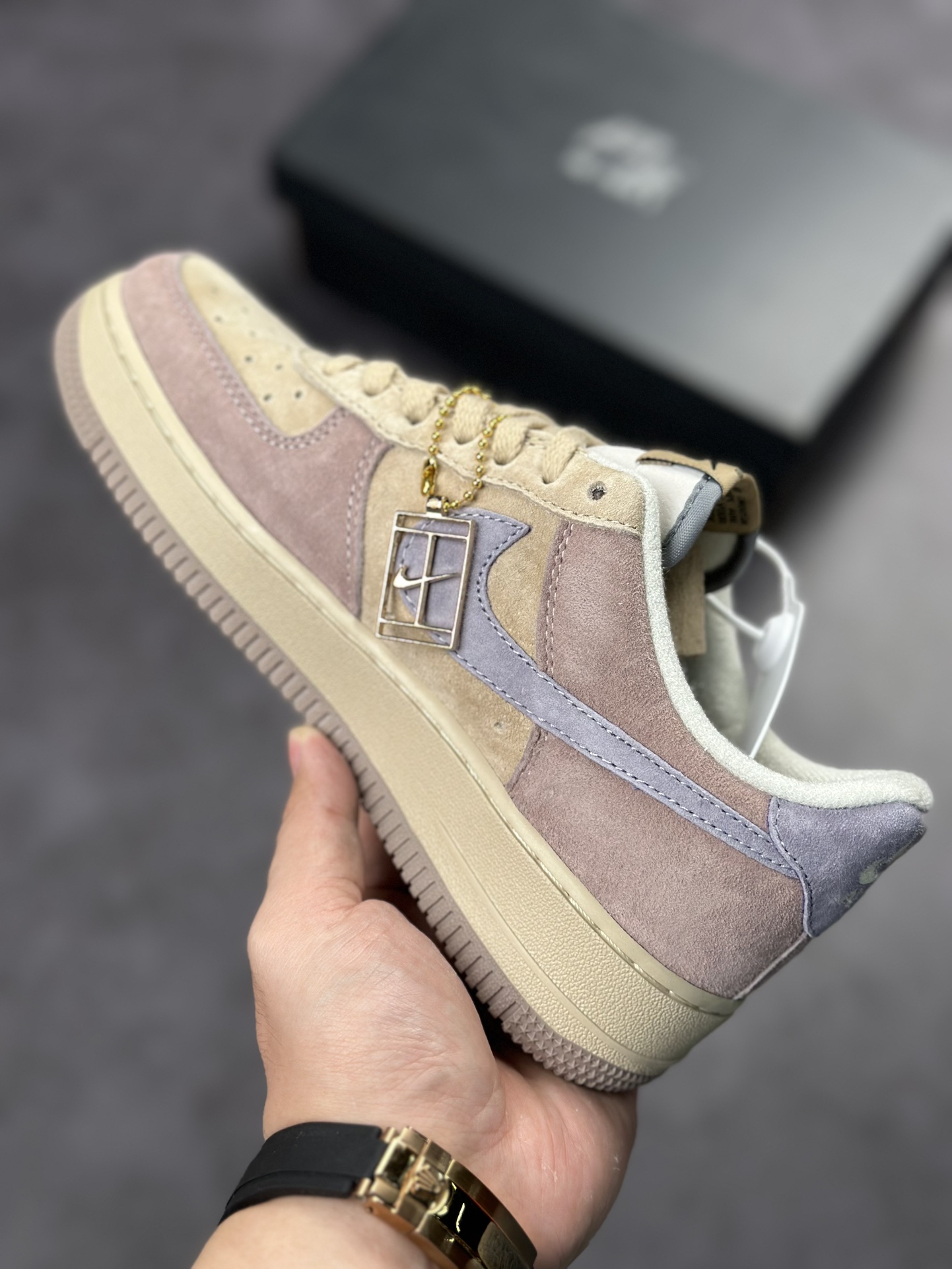 Nike Air Force 1 Low 07 Brown Purple Suede ZB2121-103