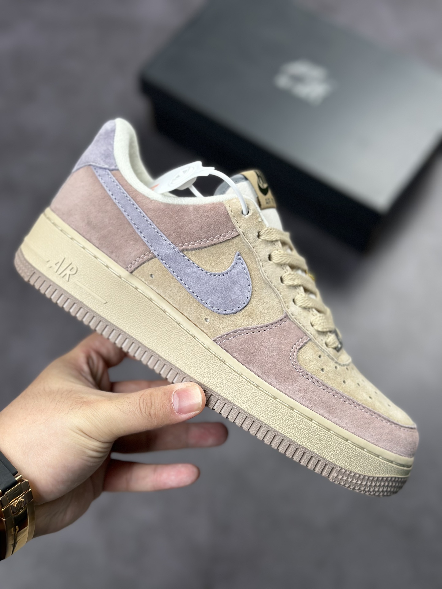 Nike Air Force 1 Low 07 Brown Purple Suede ZB2121-103