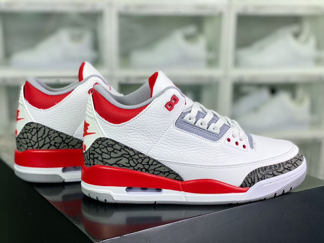 300 Air Jordan 3 Retro OG”Fire Red”迈克尔·乔丹AJ3代中帮DN3707-160