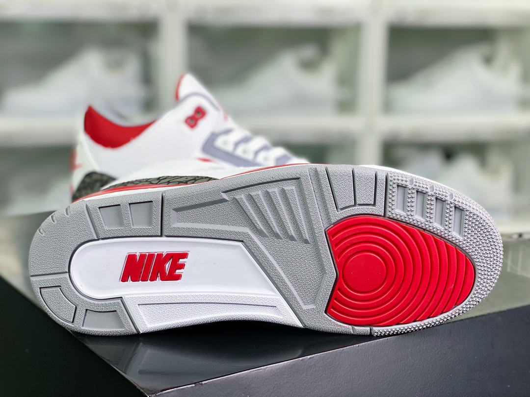 300 Air Jordan 3 Retro OG”Fire Red”迈克尔·乔丹AJ3代中帮DN3707-160