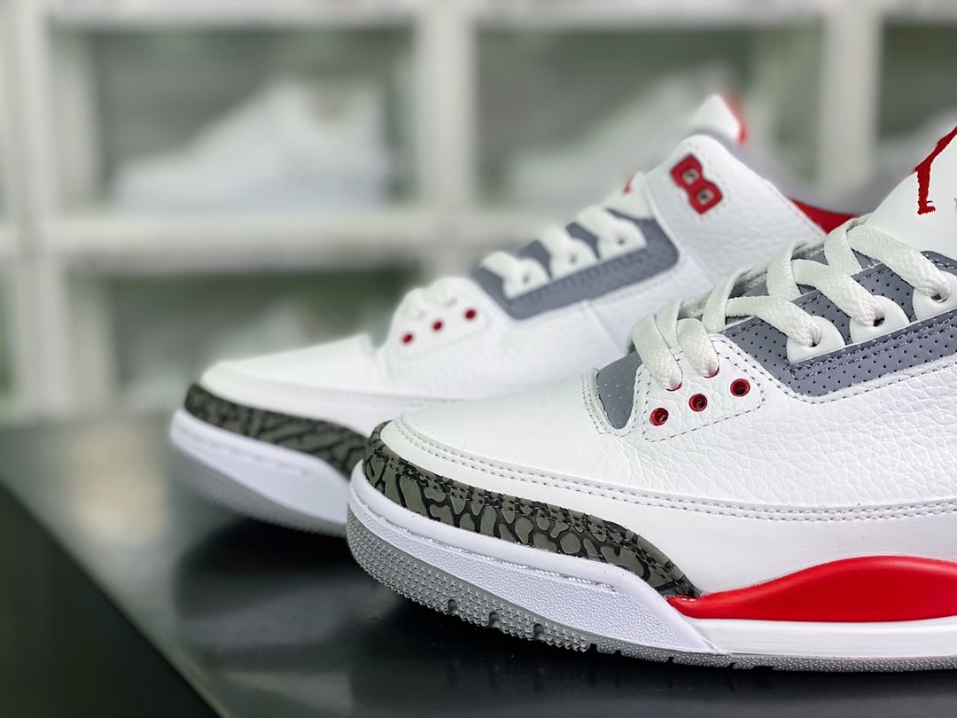 300 Air Jordan 3 Retro OG”Fire Red”迈克尔·乔丹AJ3代中帮DN3707-160