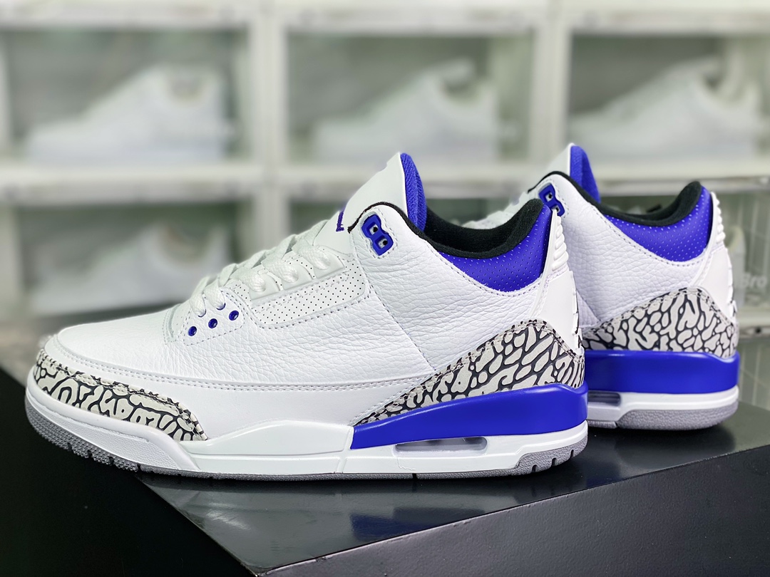 300 Air Jordan 3”Dark Iris”迈克尔·乔丹AJ3代中帮复CT8532-105