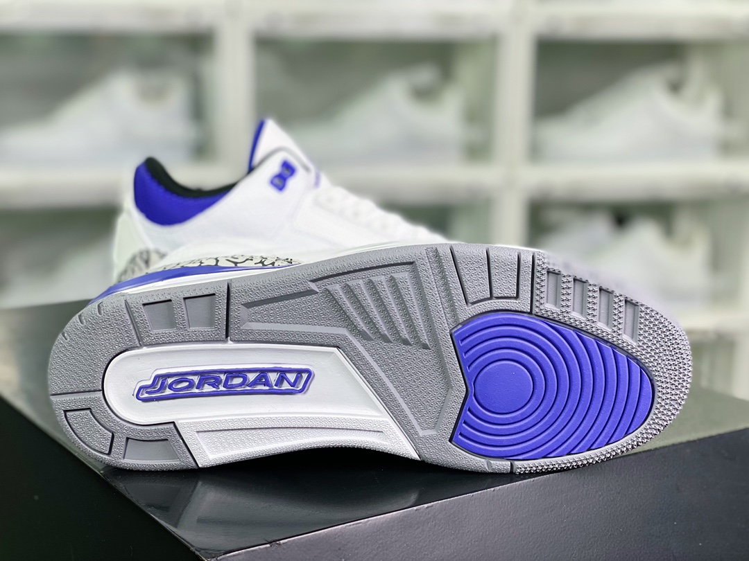 300 Air Jordan 3”Dark Iris”迈克尔·乔丹AJ3代中帮复CT8532-105