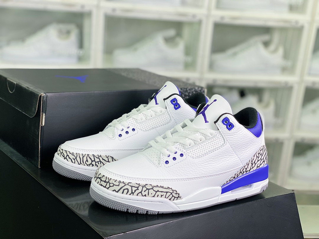 300 Air Jordan 3”Dark Iris”迈克尔·乔丹AJ3代中帮复CT8532-105