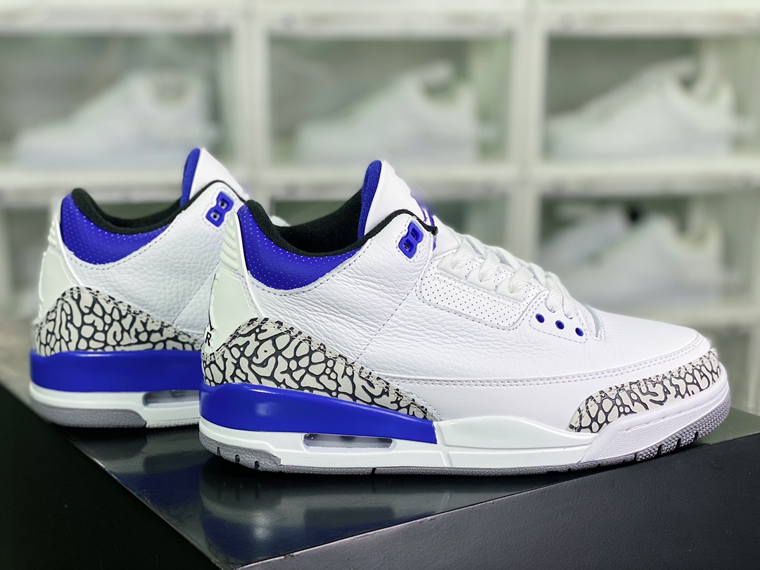 300 Air Jordan 3”Dark Iris”迈克尔·乔丹AJ3代中帮复CT8532-105