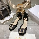 website to buy replica
 Dior Sandals Single Layer Shoes Black Genuine Leather Sheepskin Spring Collection