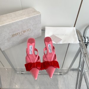 Jimmy Choo Shoes High Heel Pumps Top Designer replica Gauze Genuine Leather Lambskin Sheepskin Silk Spring/Summer Collection