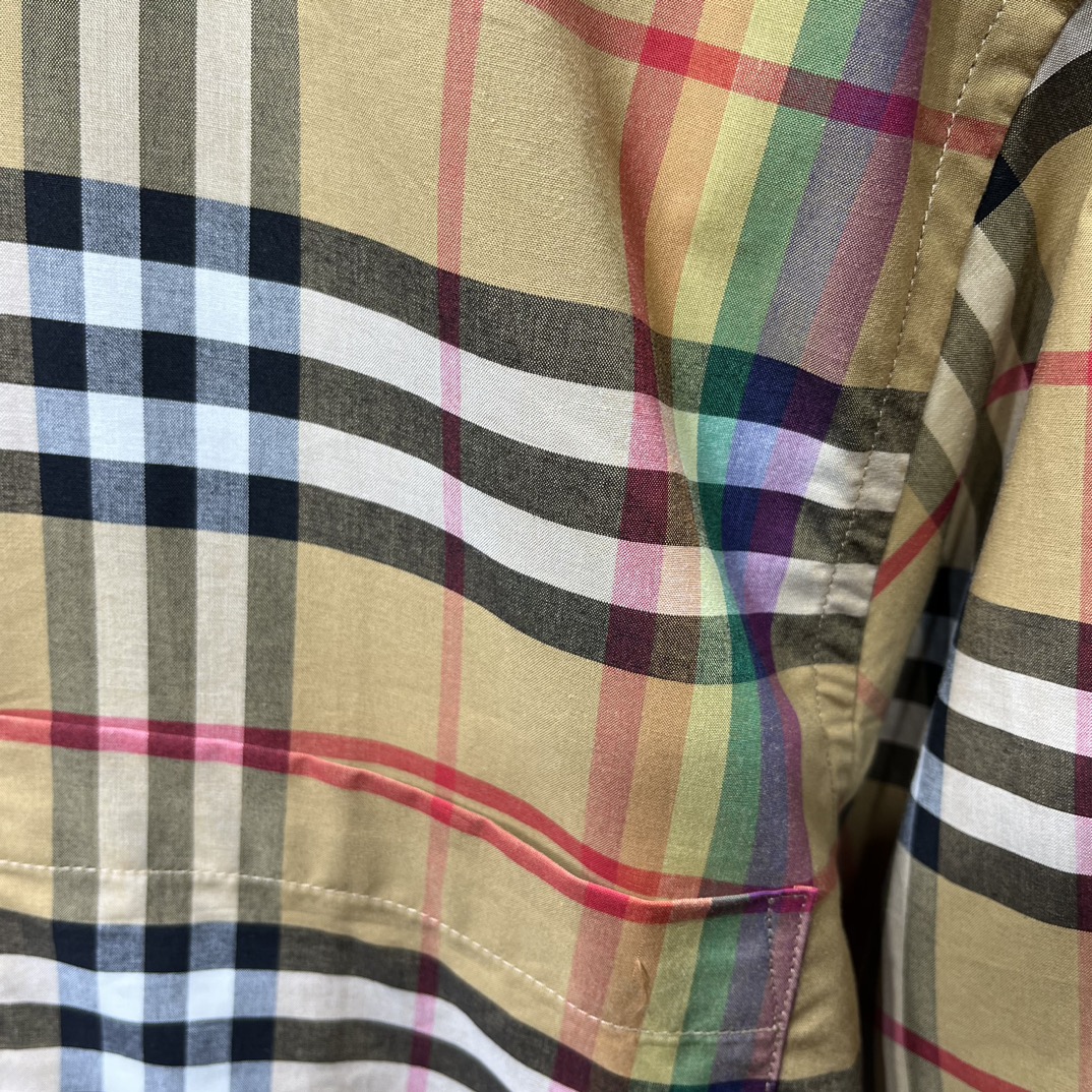 BBR彩虹🌈格纹府绸长袖衬衫 码数S-XXL 6