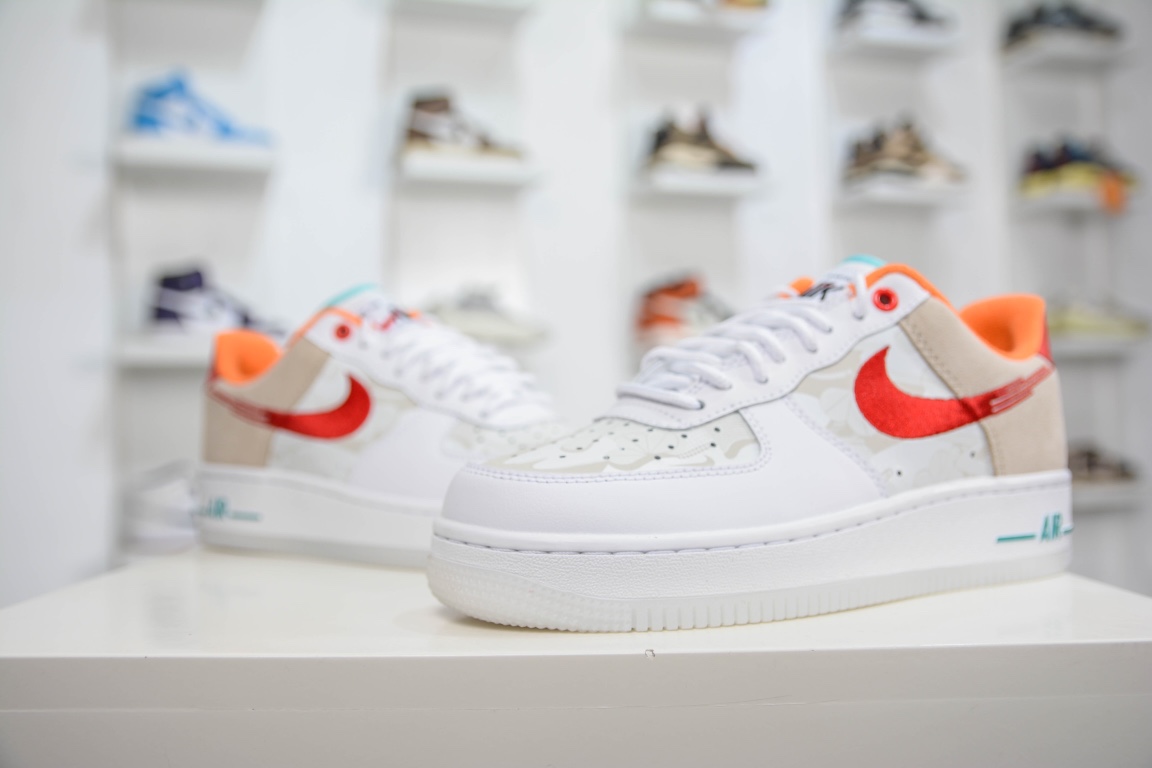 AirForce107Low电绣红钩