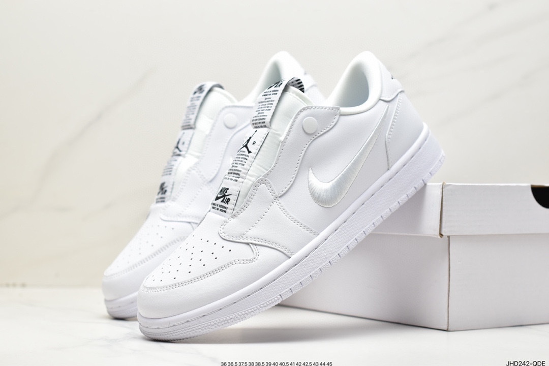 190 Nike Air Jordan 1 Retro Low Slip”Black Toe”迈克尔·乔丹aj1低帮AV3918-198