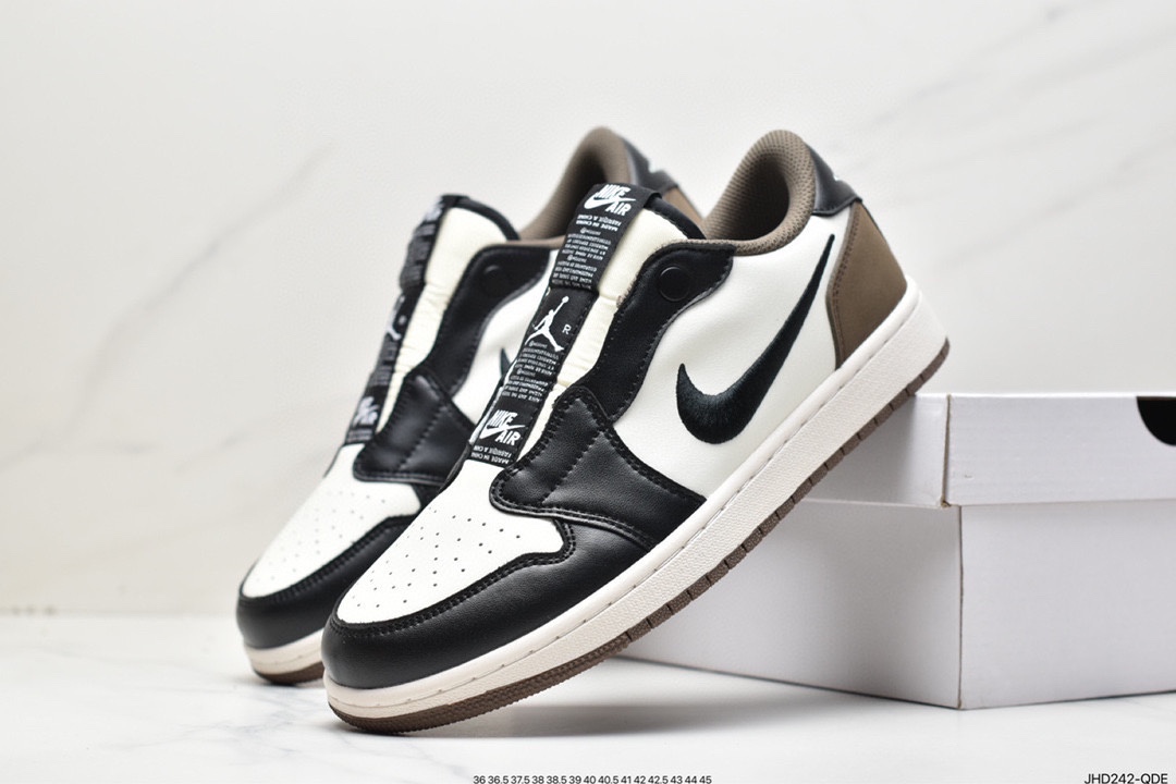 190 Nike Air Jordan 1 Retro Low Slip”Black Toe”迈克尔·乔丹aj1低帮AV3918-198