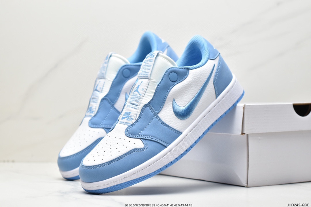 190 Nike Air Jordan 1 Retro Low Slip”Black Toe”迈克尔·乔丹aj1低帮AV3918-198