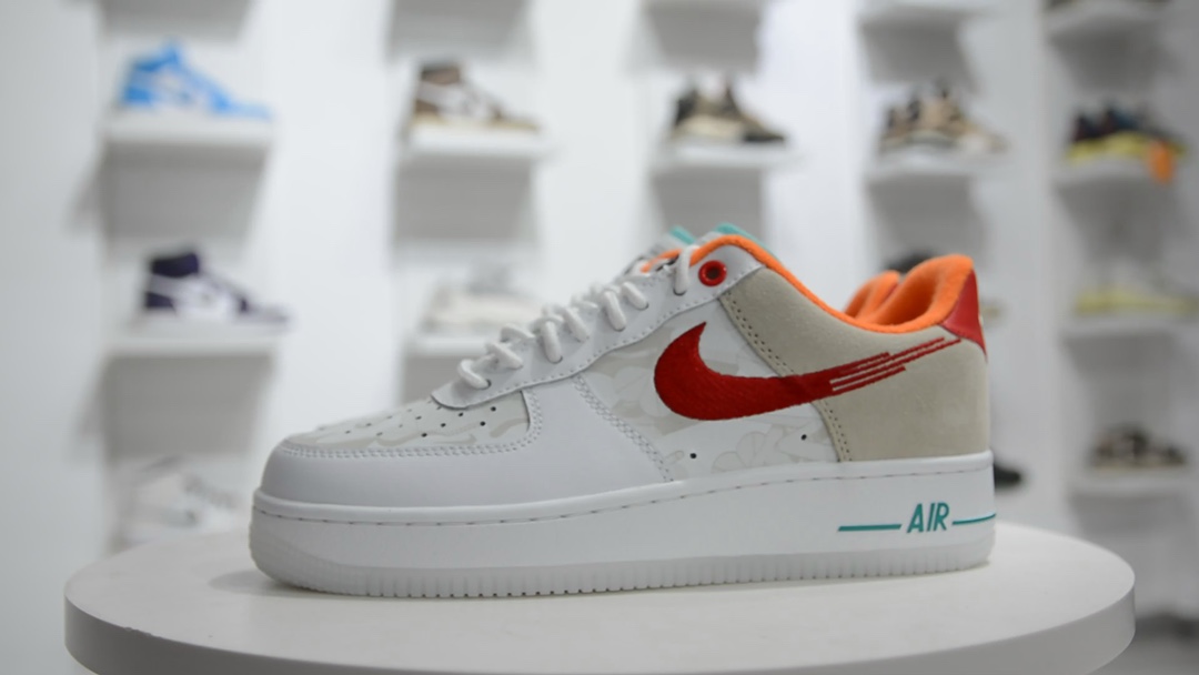 AirForce107Low电绣红钩