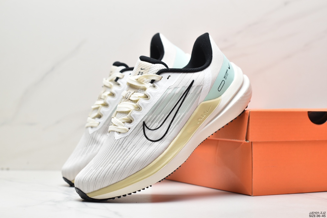 130 耐克Nike Air Winflo 9 温弗洛9代低帮贾卡面料轻盈透气休闲运动跑步鞋DD8686-005