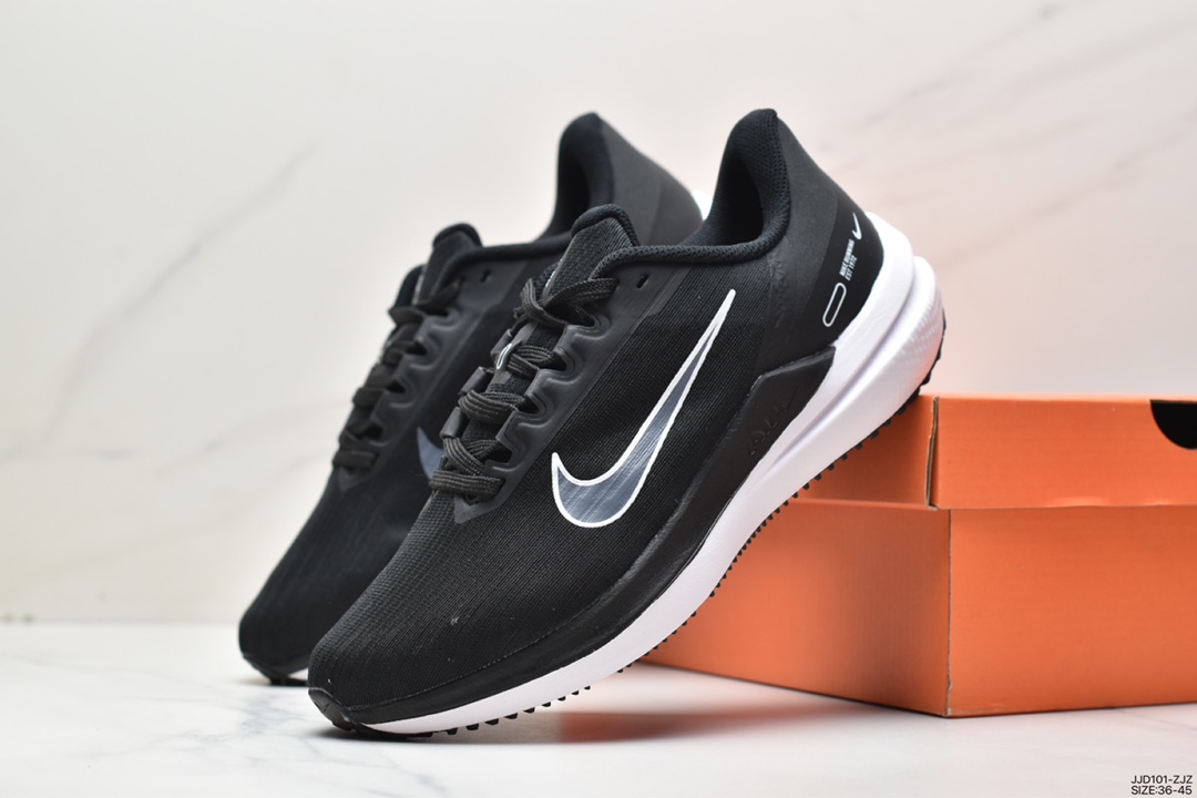 130 耐克Nike Air Winflo 9 温弗洛9代低帮贾卡面料轻盈透气休闲运动跑步鞋DD8686-005