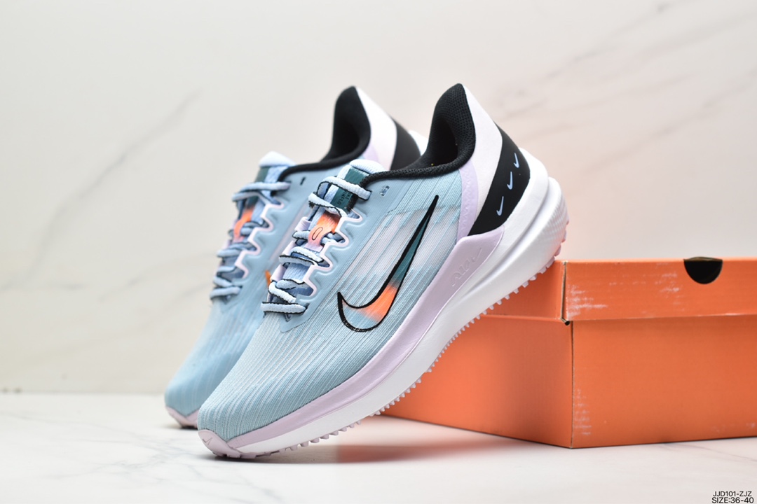 130 耐克Nike Air Winflo 9 温弗洛9代低帮贾卡面料轻盈透气休闲运动跑步鞋DD8686-005