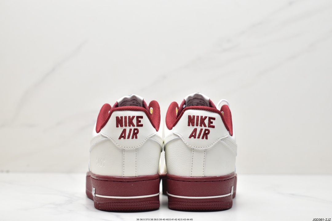 180 Nike Air Force 1 Low 白酒红 40周年 DQ7582-100
