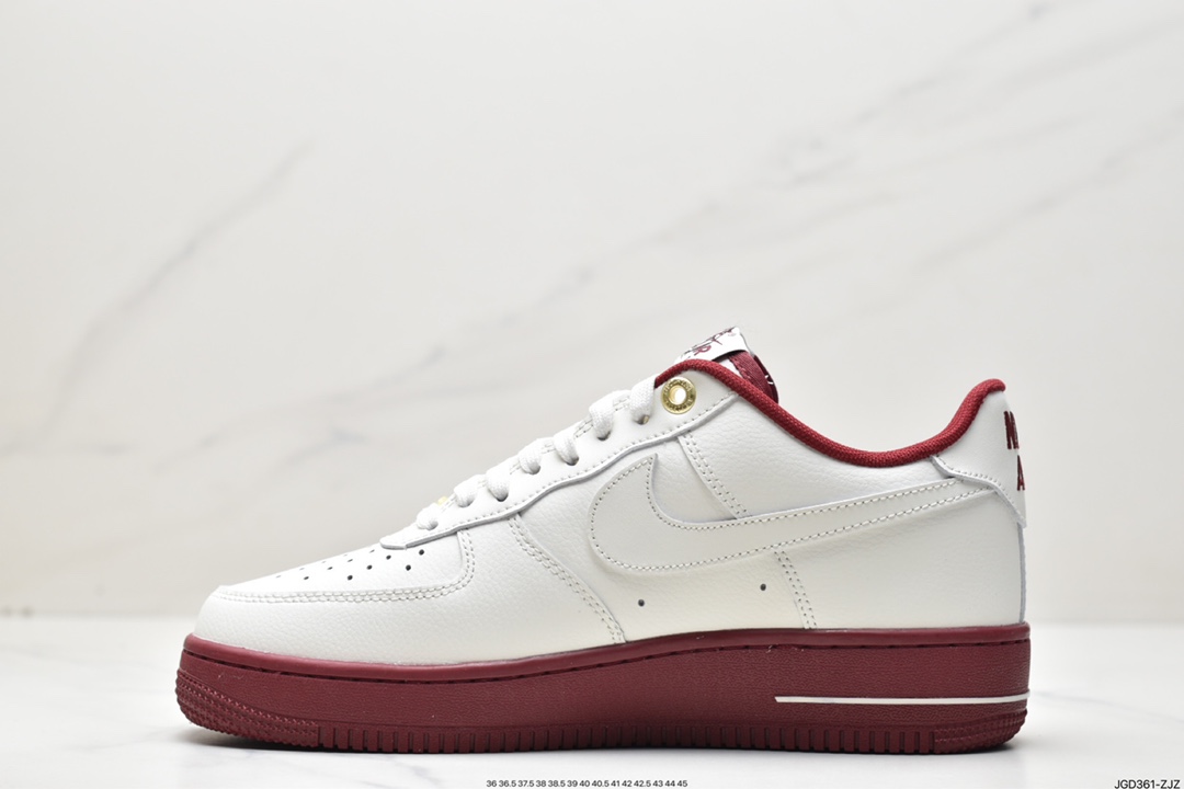 180 Nike Air Force 1 Low 白酒红 40周年 DQ7582-100