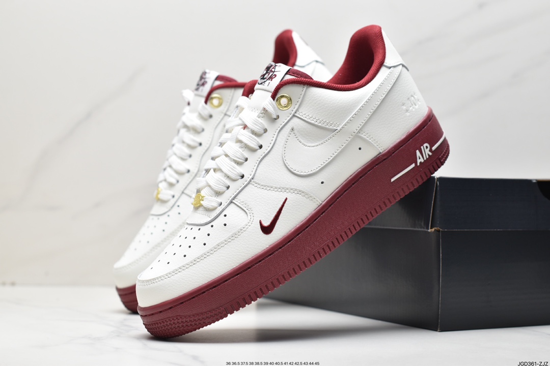 180 Nike Air Force 1 Low 白酒红 40周年 DQ7582-100
