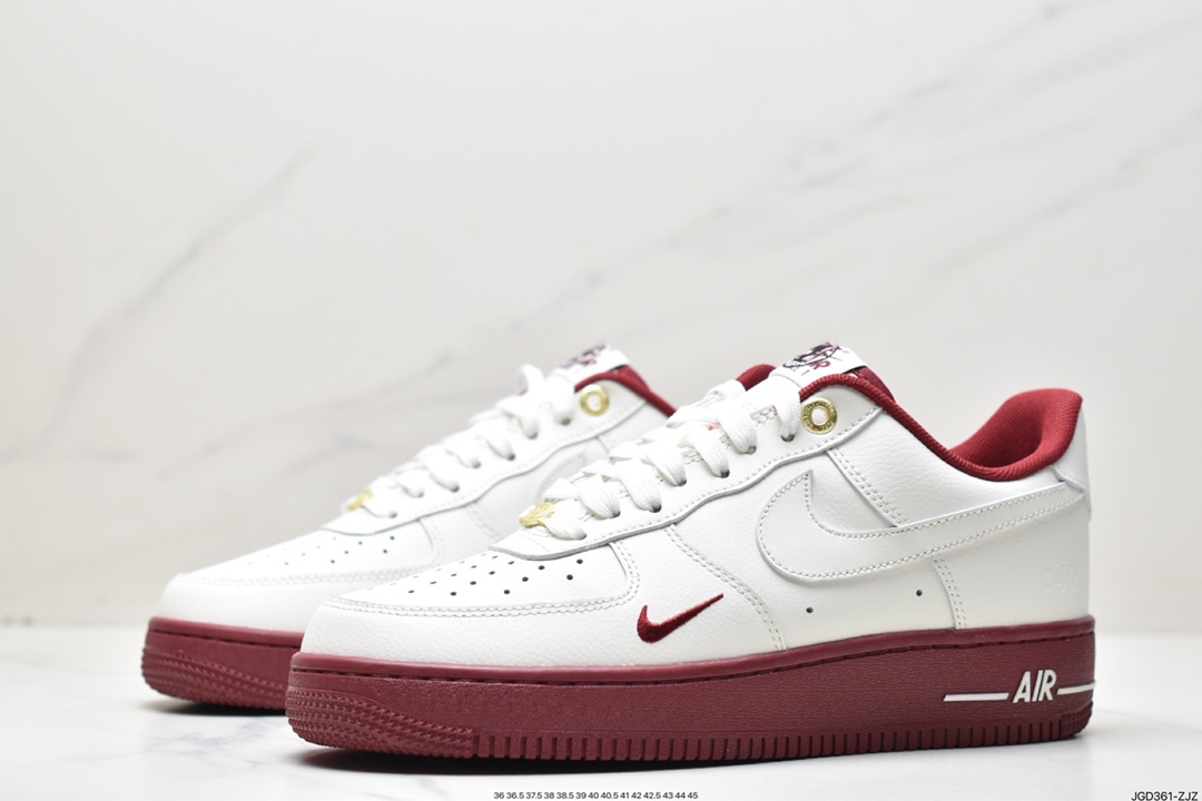 180 Nike Air Force 1 Low 白酒红 40周年 DQ7582-100