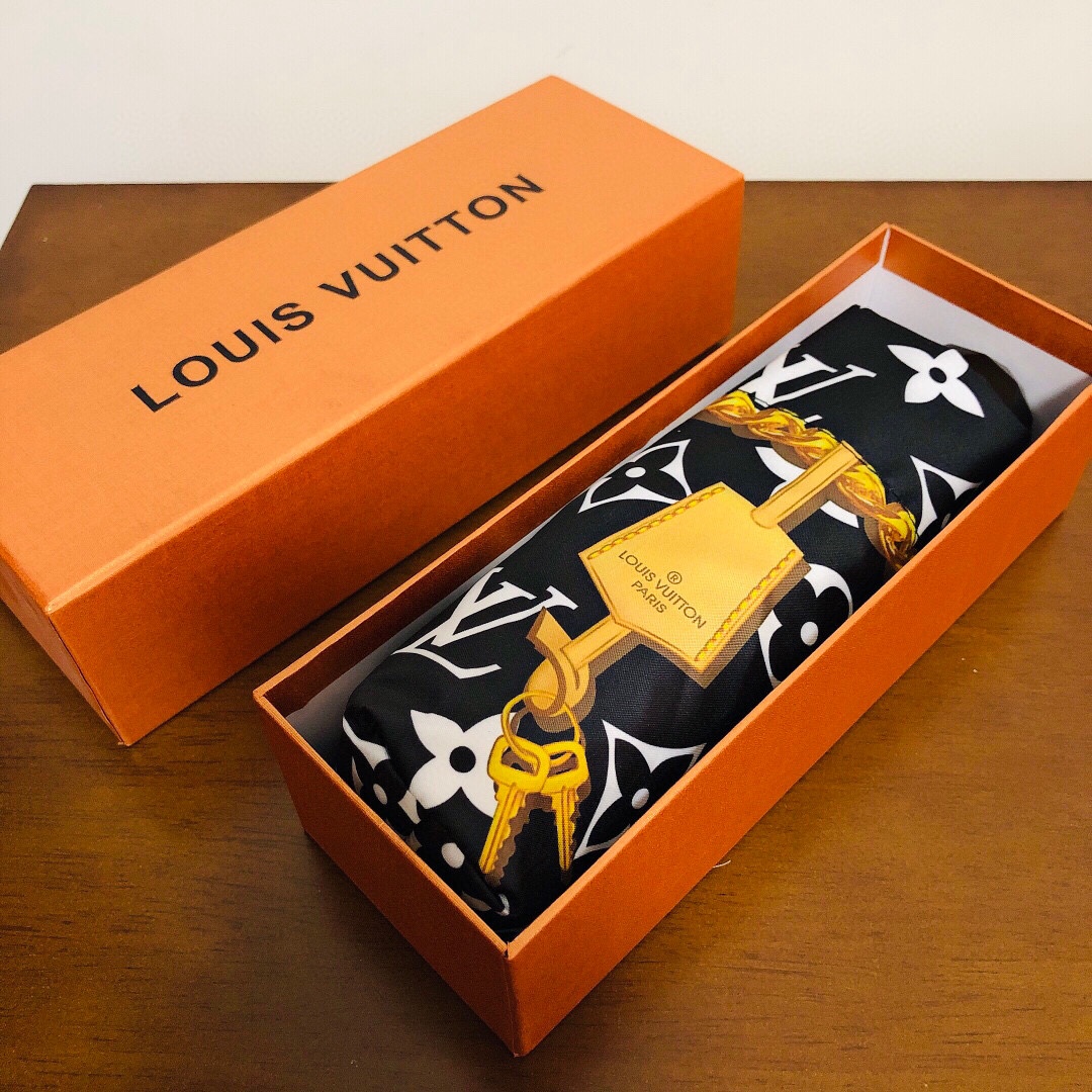 Louis Vuitton Good
 Umbrella High-End Designer
 Gold Summer Collection Fashion