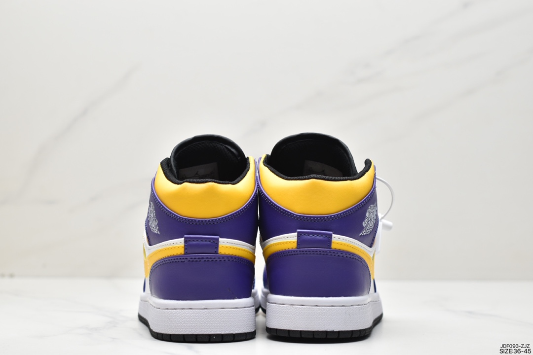 125 耐克Nike Air Jordan 1 Mid”Green Yellow”AJ1乔丹一代中帮DQ8426-517