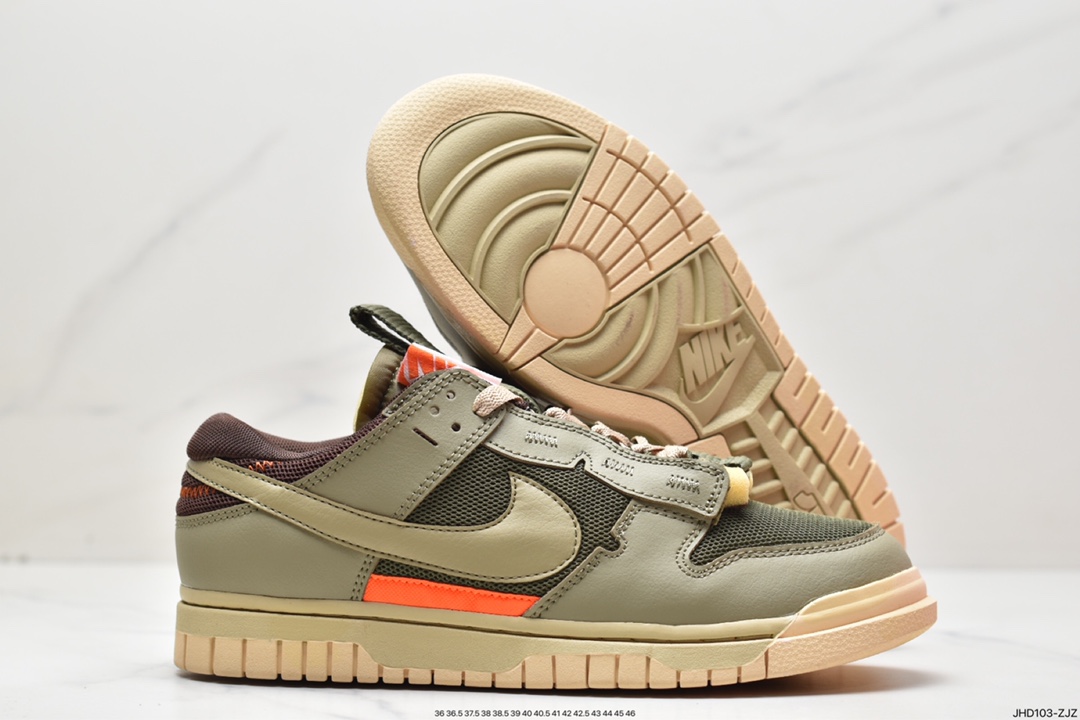 Off-White x Futura x Nike SB DunkPine Green OW Dunk Series Low Top DV0821-100