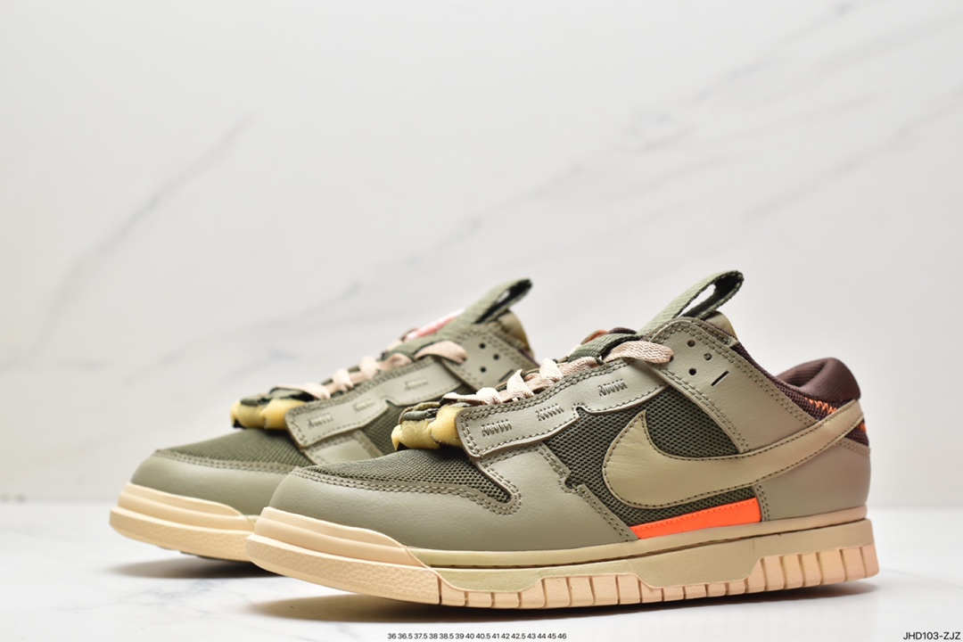 Off-White x Futura x Nike SB DunkPine Green OW Dunk Series Low Top DV0821-100