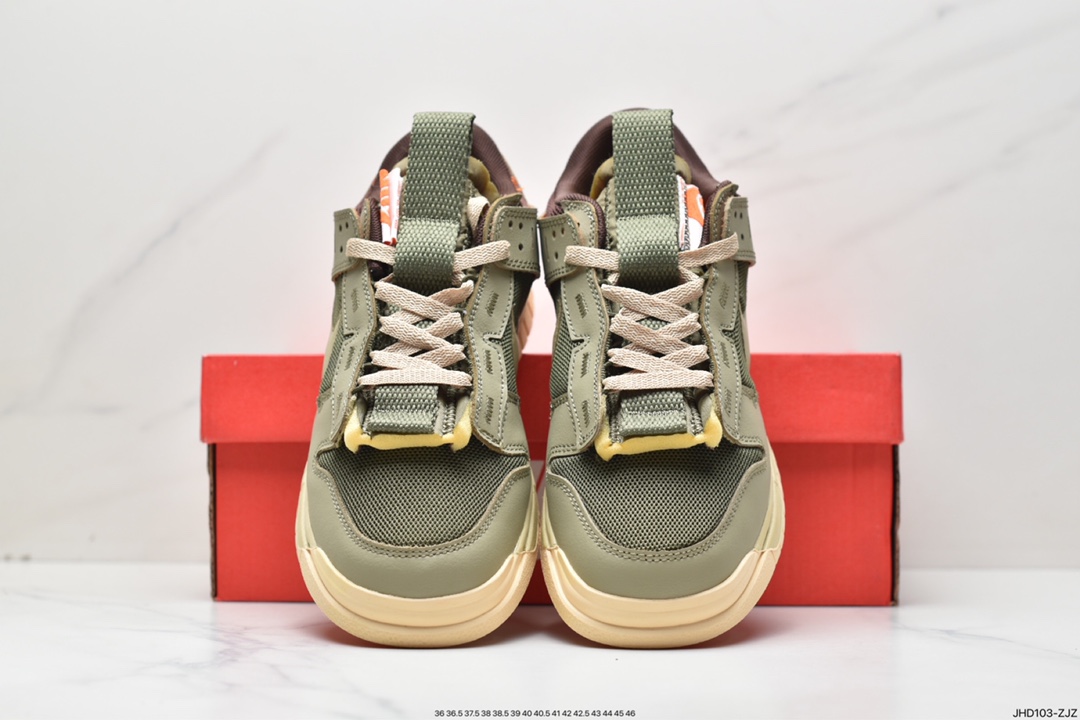 Off-White x Futura x Nike SB DunkPine Green OW Dunk Series Low Top DV0821-100