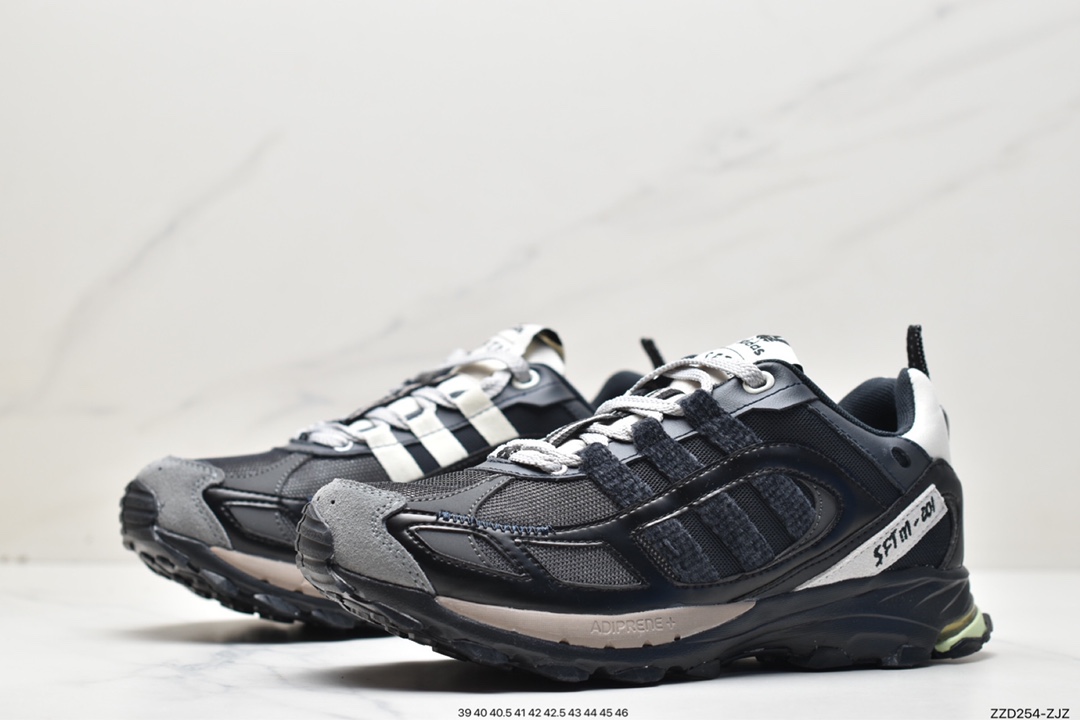 Song For The Mute x Adidas SFTM-001 Shadowturf Sports Jogging Shoes ”Black Silver” HQ3939