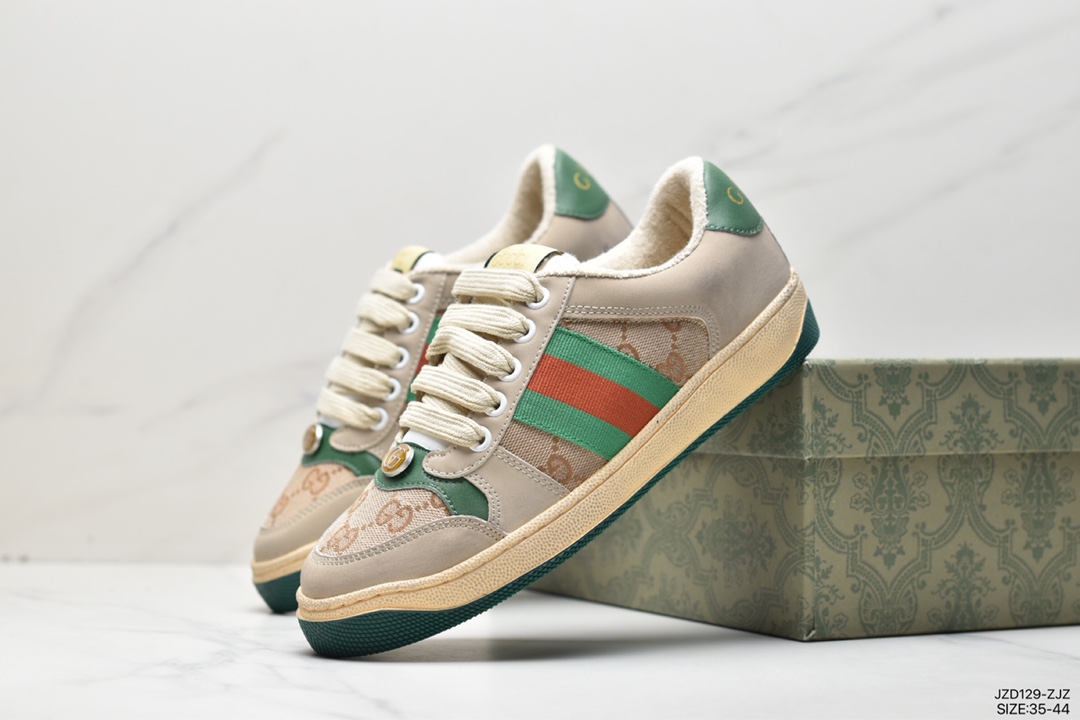 Gucci Gucci Distressed Screener sneaker small dirty shoes series