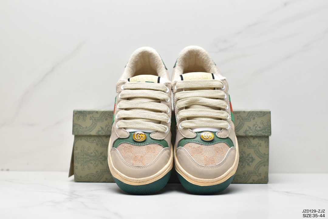 Gucci Gucci Distressed Screener sneaker small dirty shoes series