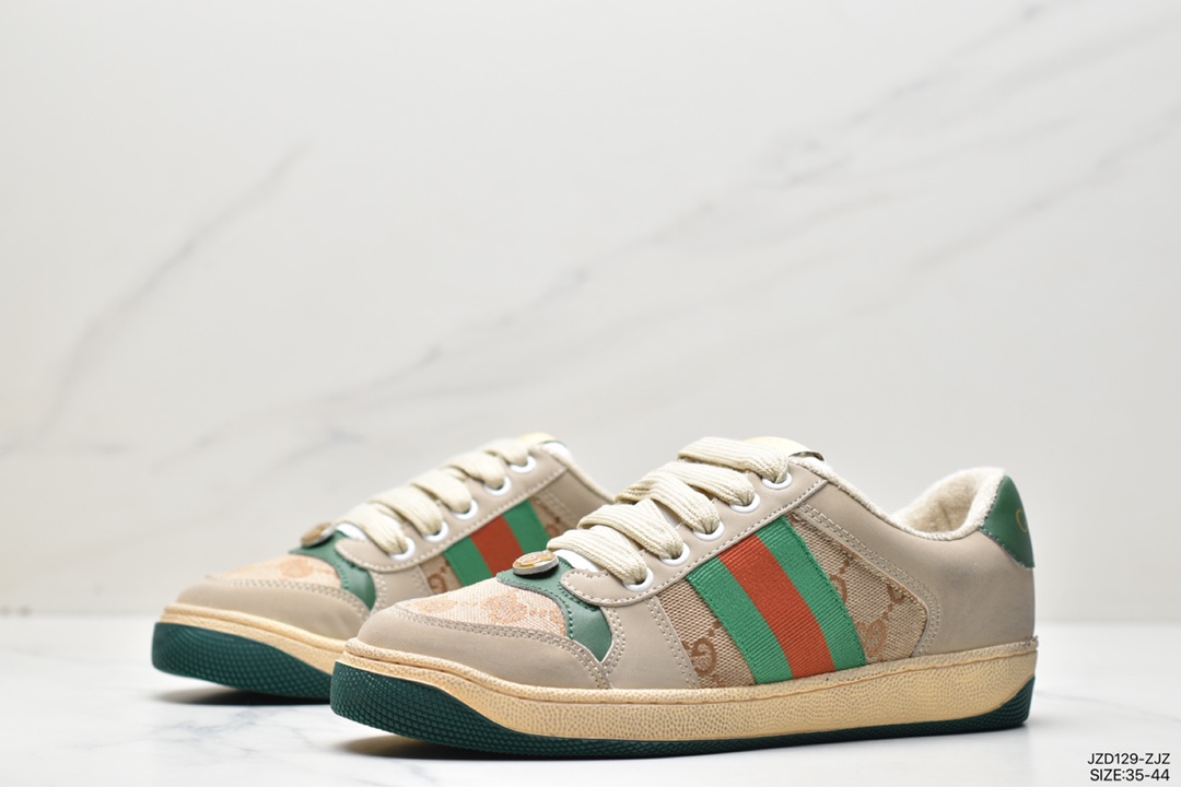 Gucci Gucci Distressed Screener sneaker small dirty shoes series