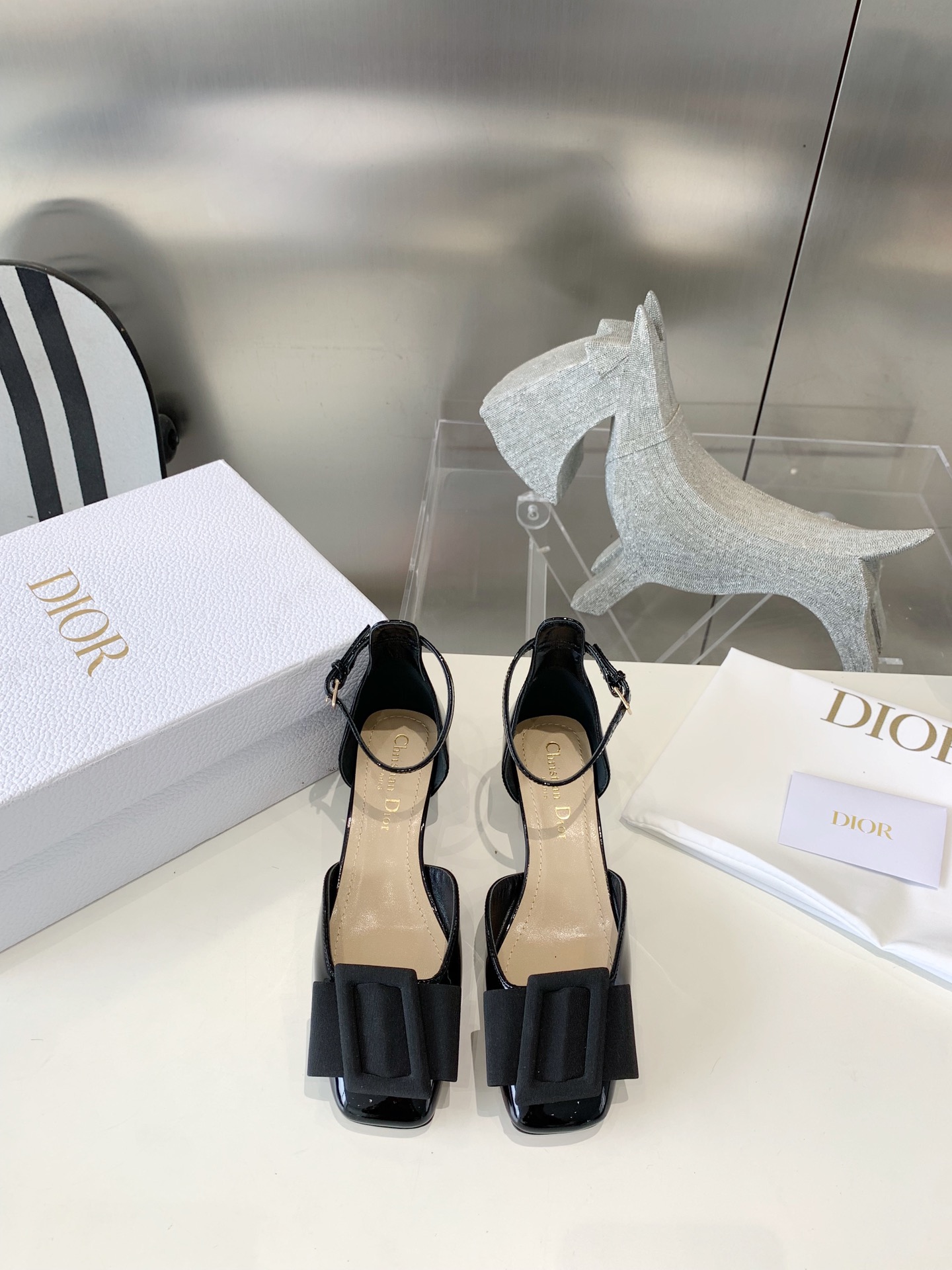 Dior Shoes Slippers Cowhide Lambskin Patent Leather Sheepskin Spring/Summer Collection