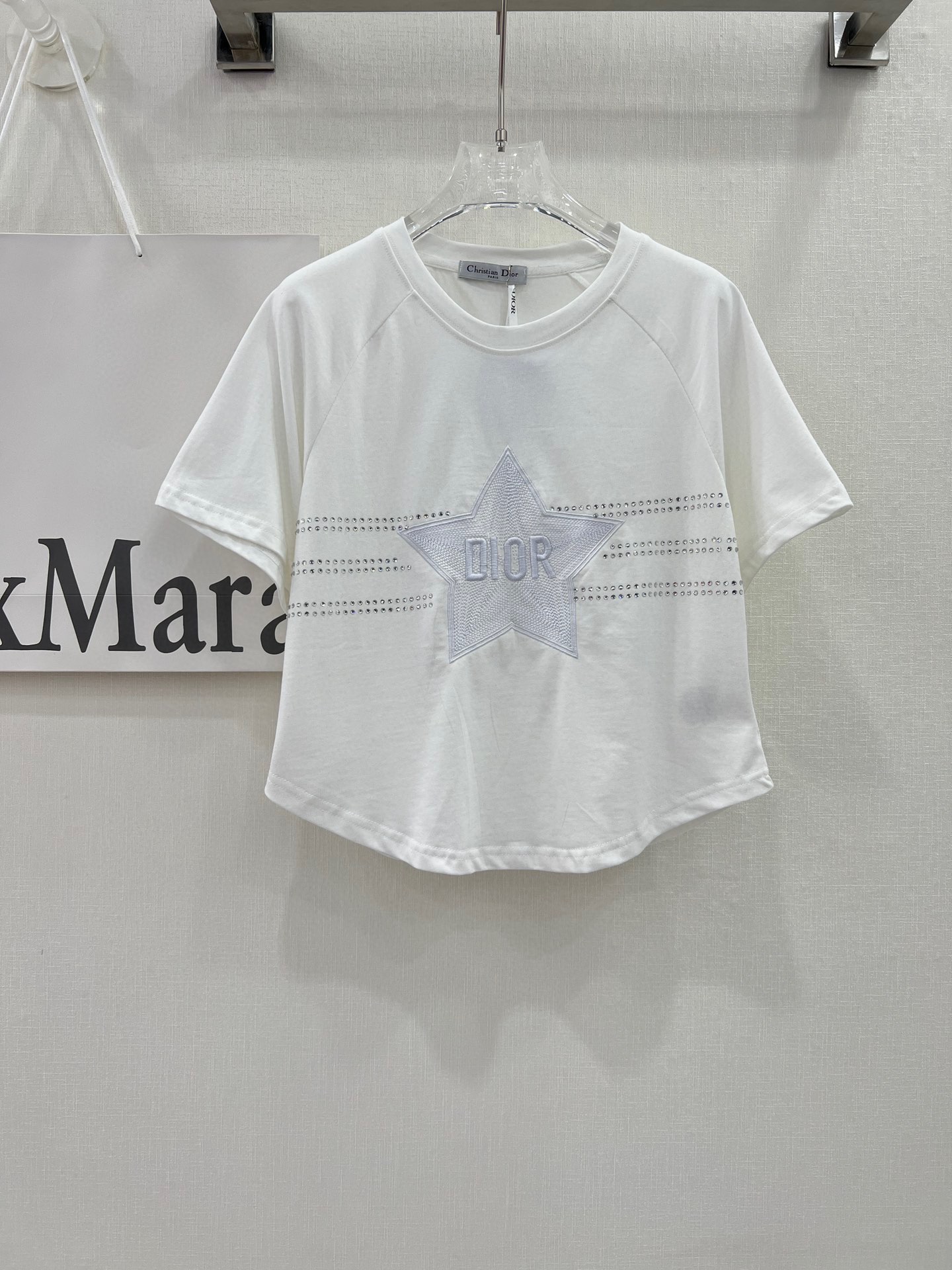 Dior Clothing T-Shirt Embroidery Cotton