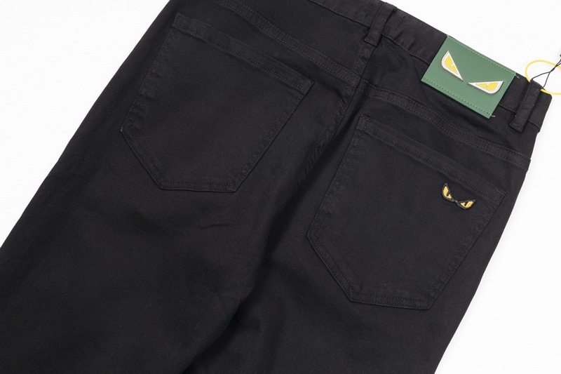 2022 Fendi Archipelago Jeans: Water-washed, comfy, top quality with Japanese embroidery. - 图片 3