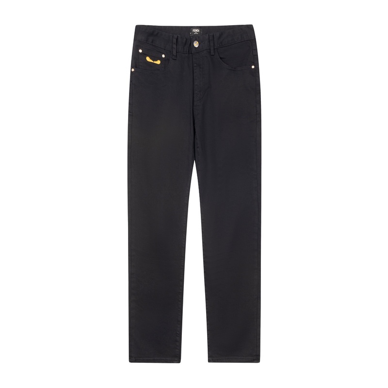 2022 Fendi Archipelago Jeans: Water-washed, comfy, top quality with Japanese embroidery. - 图片 1