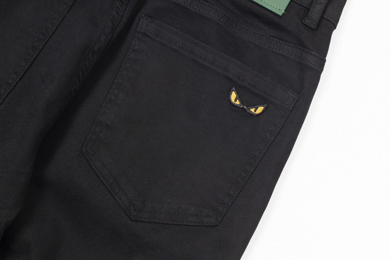 2022 Fendi Archipelago Jeans: Water-washed, comfy, top quality with Japanese embroidery. - 图片 4