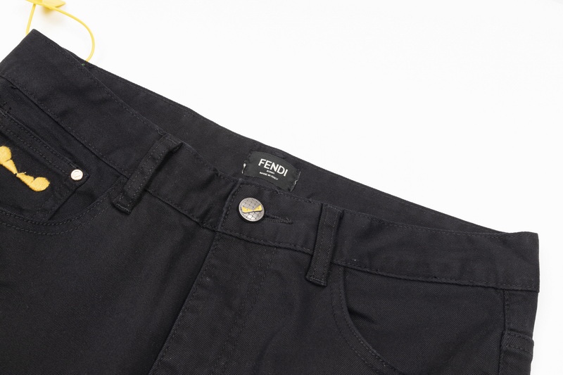 2022 Fendi Archipelago Jeans: Water-washed, comfy, top quality with Japanese embroidery. - 图片 7