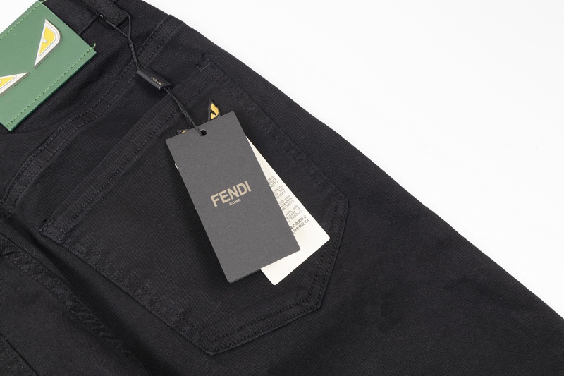 2022 Fendi Archipelago Jeans: Water-washed, comfy, top quality with Japanese embroidery. - 图片 8