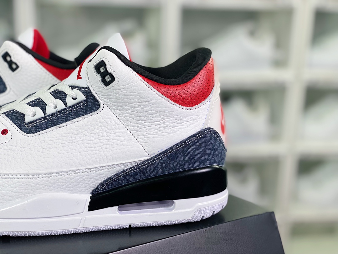 300 Air Jordan 3 SE Denim”Fire Red”迈克尔·乔丹AJ3代中帮CZ6431-100