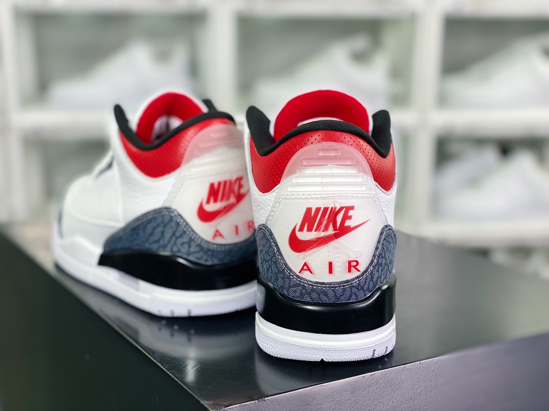 300 Air Jordan 3 SE Denim”Fire Red”迈克尔·乔丹AJ3代中帮CZ6431-100