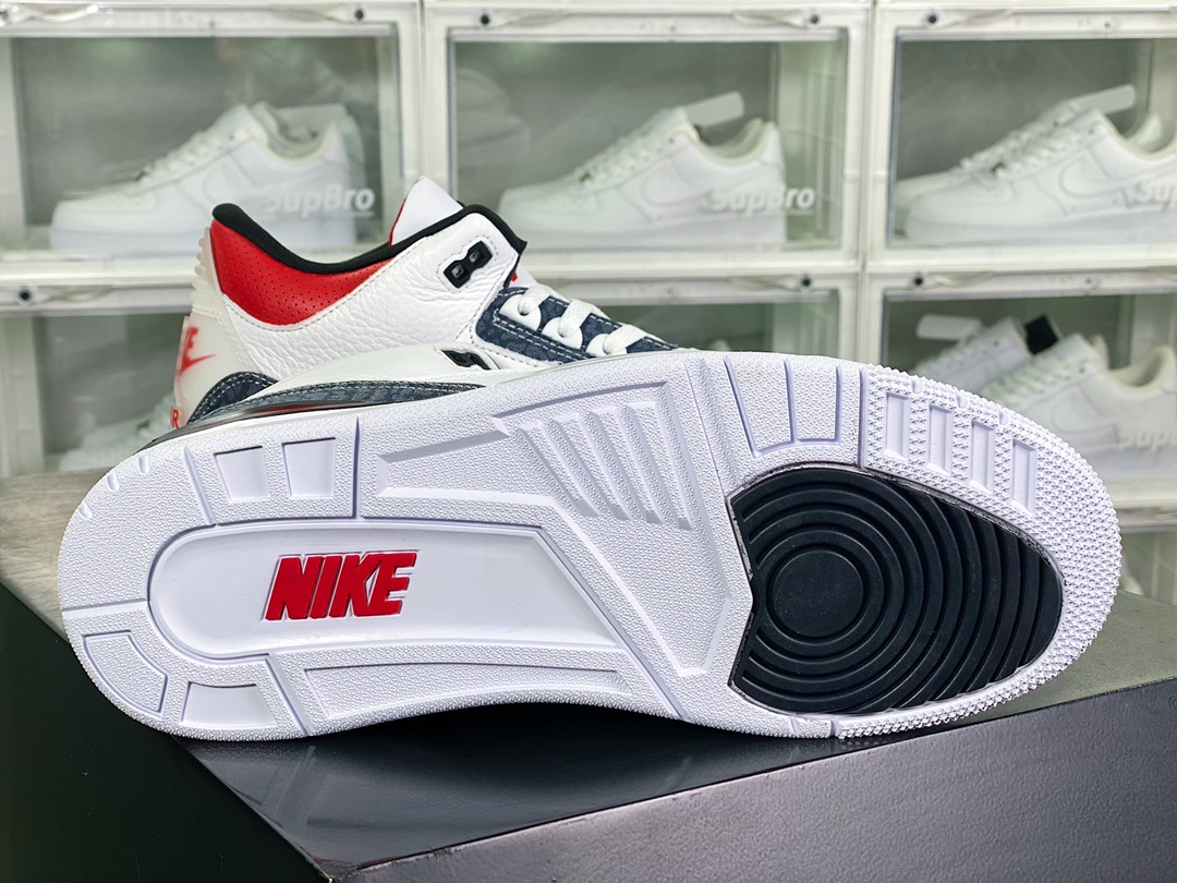 300 Air Jordan 3 SE Denim”Fire Red”迈克尔·乔丹AJ3代中帮CZ6431-100