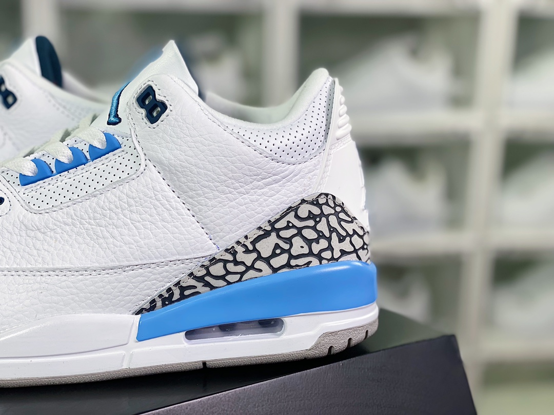 300 Air Jordan 3”UNC”迈克尔·乔丹AJ3代中帮复古休闲运动文化篮球鞋CT8532-104
