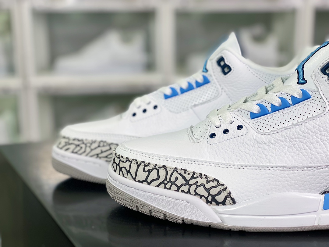 300 Air Jordan 3”UNC”迈克尔·乔丹AJ3代中帮复古休闲运动文化篮球鞋CT8532-104