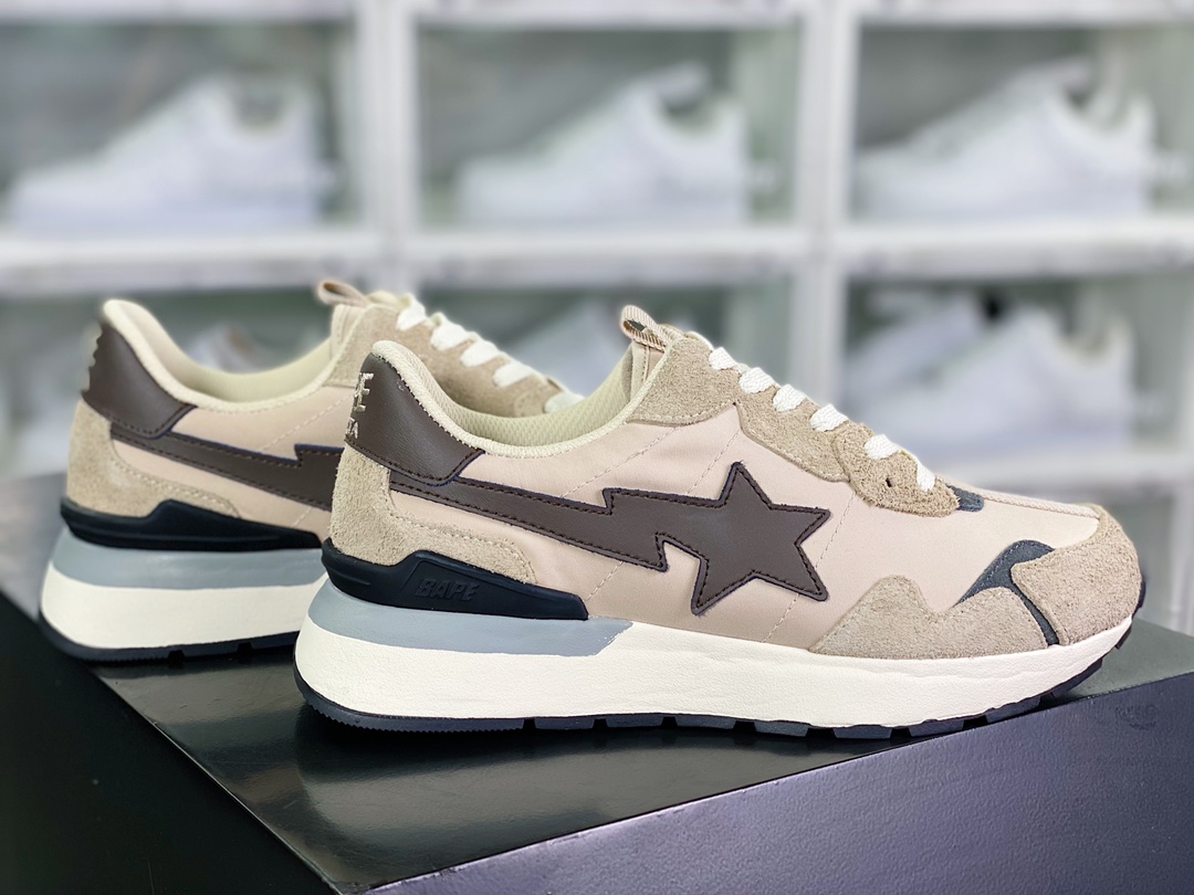 A Bathing Ape [BAPE] Roadsta Express ”Brown/Black” Highway Galaxy ”Sand Brown Black” 1I20-191-015