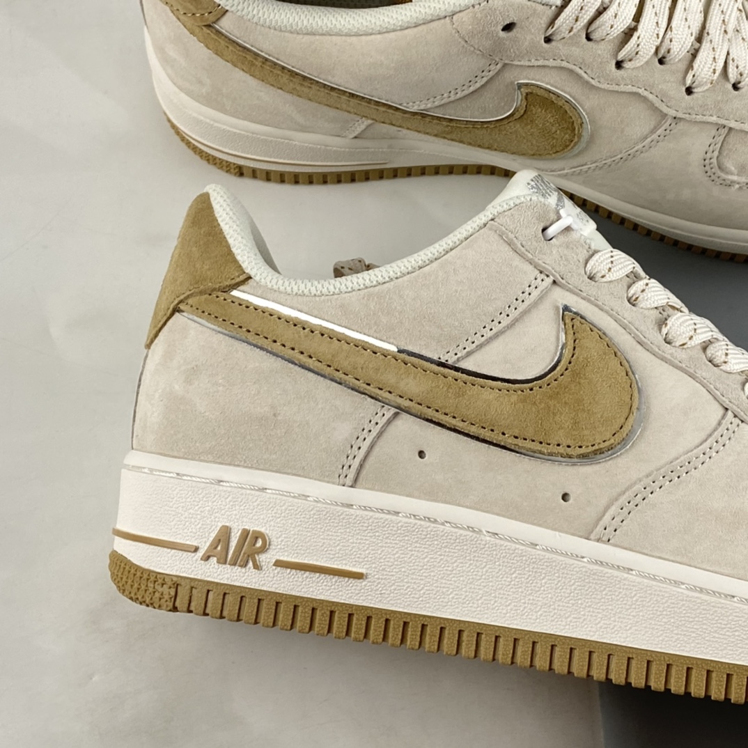 P260 Akira x Nike Air Force 1'07 Low 莫兰迪黄 麂皮板鞋 DP3966-173